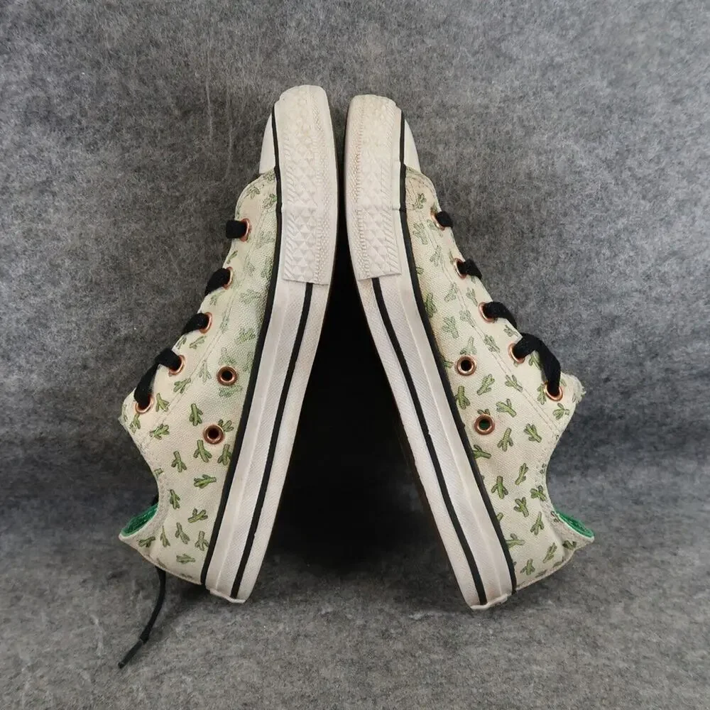 Converse Shoes Kids 2.5 Sneakers All Star Lace Up Cactus Print Low Active Casual